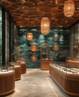 A jewelry art space of nature and luxury